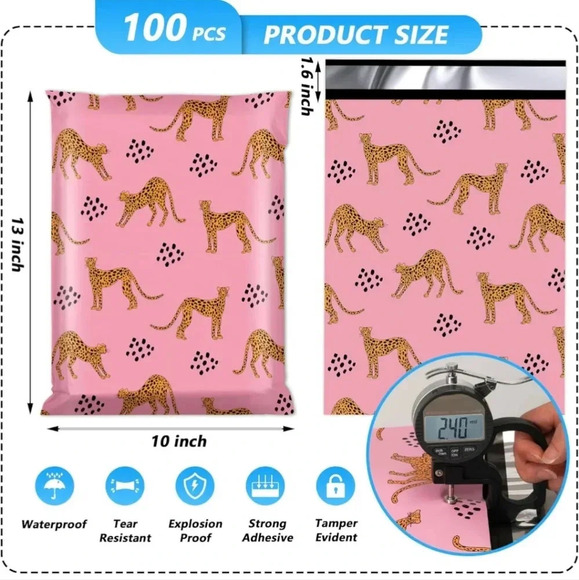 Poly Mailer 10x13 Inch 100 Pcs, Waterproof and Tear-Resistant Shipping Bags for - Picture 2 of 7